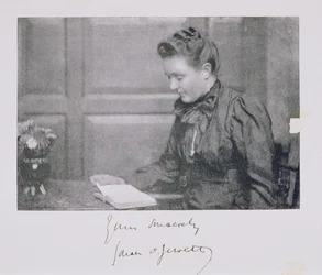 Retrato de Sarah Orne Jewett (1849-1909), c.1890